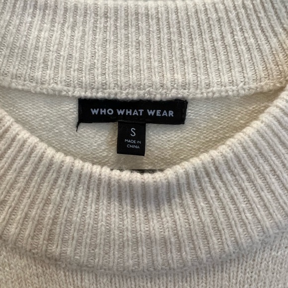 Who What Wear polka dot,  mock neck sweater - Picture 2 of 3